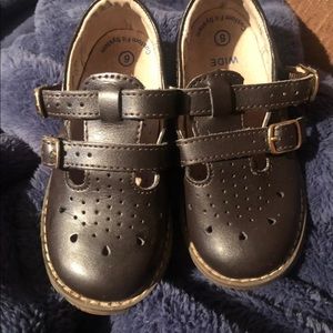 Footmates double strap toddler girl shoes 6